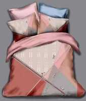Набор Одеяло - шелковое плюс простынь и наволочки - ткань сатин де люкс Пурина