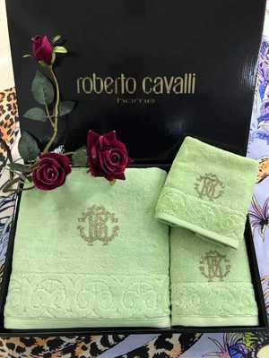 Набор полотенец Roberto Cavalli Каролина - Зеленное