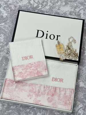 Набор Полотенец  Dior Престиж - Розовая 