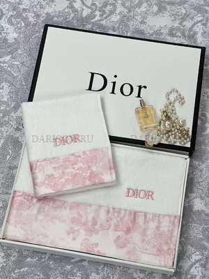 Набор Полотенец  Dior Престиж - Розовая