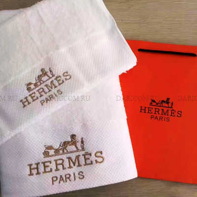 набор полотенец " Hermes "  белый